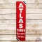 1961 Atlas Tires Accessories Batteries SST Sign