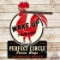 Perfect Circle Piston Rings Wake Up Your Car Dealer DST Sign w/ Rooster