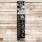 Black and White Tobacco Products SS Porcelain Thermometer Sign