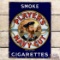 Smoke Player's Navy Cut Tobacco Cigarettes Graphic DS Porcelain Flange Sign