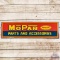 Mopar Parts and Accessories Horizontal Embossed SST Sign w/ Logo