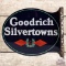 Goodrich Silvertowns Tires DS Porcelain Flange Sign