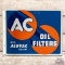AC Oil Filters w/ Aluvac Element DST Flange Sign