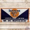 Gulf Supreme Auto Oil Leave Less Carbon SS Porcelain Sign