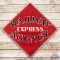 Railway Express Agency SS Porcelain Sign