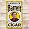 Lawrence Barrett Mild Havana Cigars SS Porcelain Sign