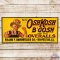 OshKosh B'Gosh Overalls Cardboard Sign w/ Uncle Sam