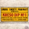 Kreso Dip Protects Livestock from Parasites and Disease SST Sign