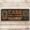 Rare Case Power Farming Machinery Smaltz SST Sign w/ Old Abe & Plow