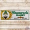 Shamrock Dairy SS Porcelain Sign w/ Graphics