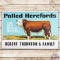 Polled Herefords The Big Bold Breed SST Sign