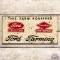 Ford Tractor Dearborn Farm Equipment SST Sign w/ Logo
