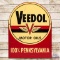 Veedol 100% Pennsylvania Motor Oil DST Tombstone Sign