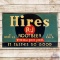 Hires Root Beer In Bottles Ice Cold Embossed SST Sign