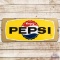 Enjoy Pepsi Cola SS Porcelain Sign w/ Bottlecap