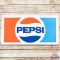 1974 Pepsi Cola Embossed SST Sign w/ Logo