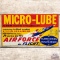 Micro-Lube Lubrication by Penetration SST Sign w/ Air Force Jet