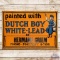 Dutch Boy White Lead Paint SST Sign