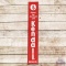 Kendall Motor Oil Vertical Embossed SST Sign w/ Logo