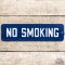 No Smoking SS Porcelain Sign