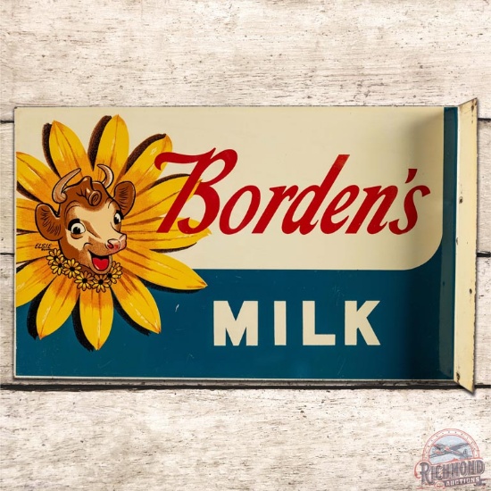 Borden's Milk DST Flange Sign w/ Elsie the Cow