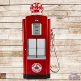 Wayne Model 71 Showcase Gas Pump Red Crown Restored
