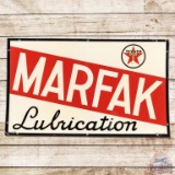 1948 Texaco Marfak Lubricants SST Sign w/ Logo