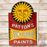 Patton's Sun-Proof Paints DS Porcelain Flange Sign