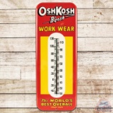 OshKosh B'gosh Work Wear The World's Best Overall SST Thermometer Sign