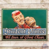 1930's Heidelberg Student Prince The Beer of Good Cheer SS Porcelain Sign Covington KY