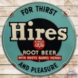 Hires Root Beer For Thirst and Pleasure Embossed SST Sign