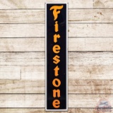 Firestone Tires Vertical SS Porcelain Sign