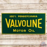 100% Pennsylvania Motor Oil Embossed SST Sign