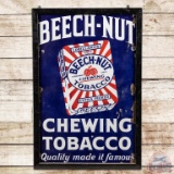Lorillard's Beech-Nut Chewing Tobacco SS Porcelain Sign w/ Logo