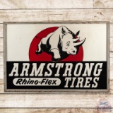Armstrong Rhino-Flex Tires Embossed SST Sign