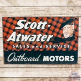 Scott-Atwater Sales and Service Outboard Motors SST Sign