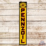 1946 Pennzoil Sound Your Z Safe Lubrication Vertical SST Sign