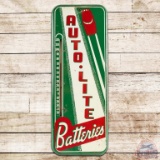 Rare Autolite Battery SST Thermometer Sign w/ Car Logo