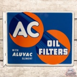 AC Oil Filters w/ Aluvac Element DST Flange Sign