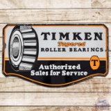 Timken Tapered Roller Bearings DS Porcelain Sign