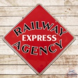 Railway Express Agency SS Porcelain Sign