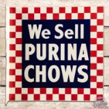 We Sell Purina Chows DST Flange Sign