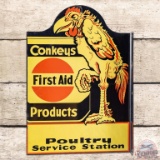 Conkeys Products Poultry Service Station DST Flange Sign