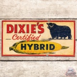 Dixie's Certified Hybrid Embossed SST Sign w/ Cow