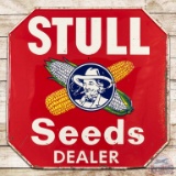 Stull Seeds Dealer Embossed SST Sign w/ Logo
