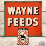 Wayne Feeds Embossed Die Cut SST Sign w/ Logo