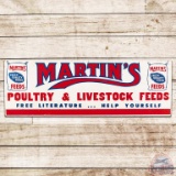 Martin's Fresh Quality Poultry & Livestock Feeds Masonite Sign