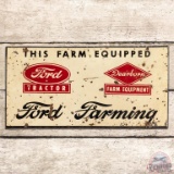 Ford Tractor Dearborn Farm Equipment SST Sign w/ Logo