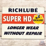 Richlube Super HD Motor Oil DST Sign w/ Logo