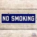 No Smoking SS Porcelain Sign
